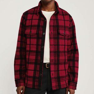 Abercrombie & Fitch Plaid Flannel Shirt Jacket